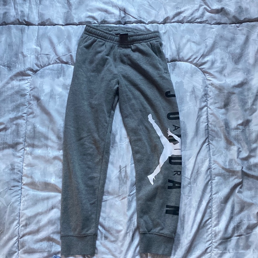 kids grey jordan sweatpants